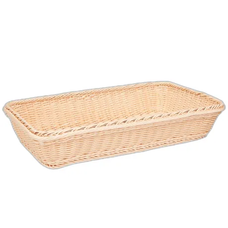 GN 1/1 Bread / Buffet Basket Light Brown - 53.5 x 33 x 10.5cm