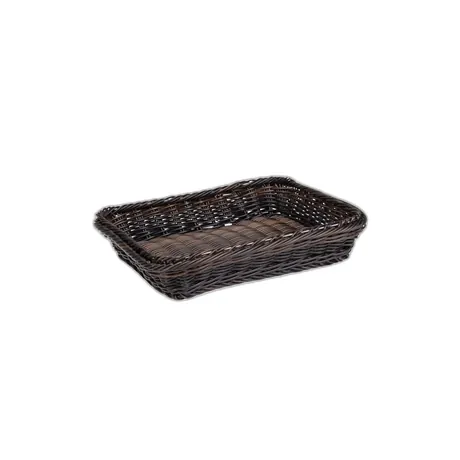 GN 1/2 Bread / Buffet Basket Dark Brown - 62.5 x 26.5 x 6.5cm