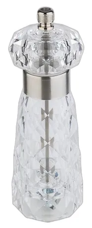 Diamond Acrylic Pepper Mill - 6cm