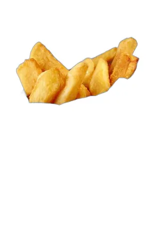 Stainless Steel Angled Conic Chip Cup - 9.5cm
