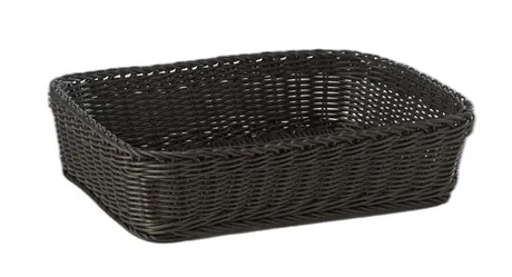 Profi Line Rectangular Black Bread Basket - 30 x 40cm