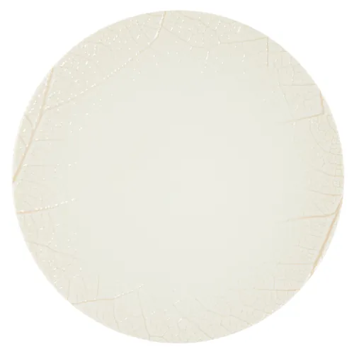 Organic Beige Charger Plate