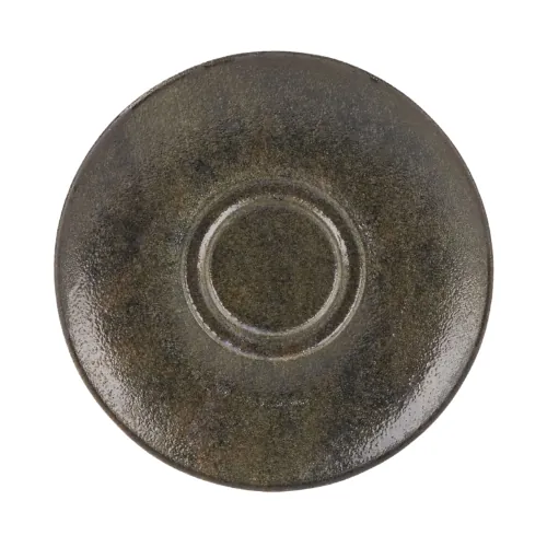 Ebony Double Well Saucer