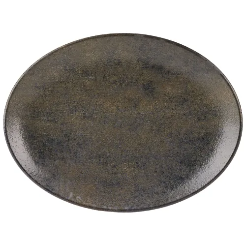 Ebony Oval Plate
