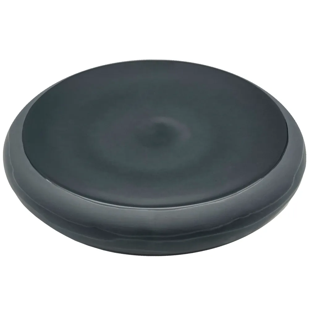 Terra Black Round Plate