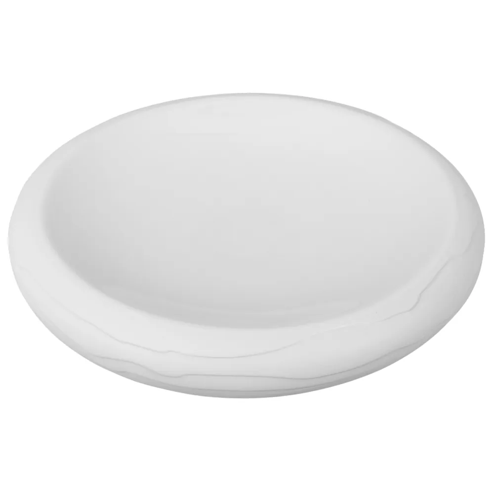 Terra White Round Plate