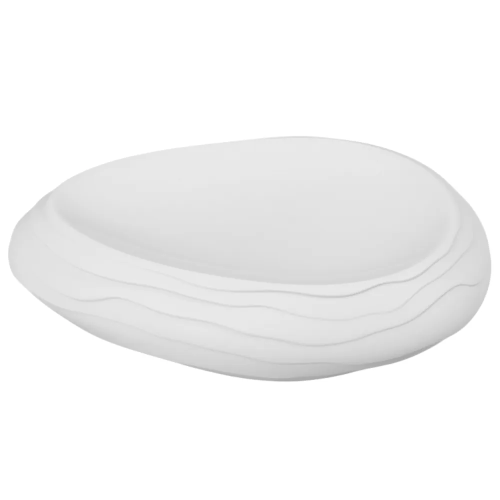 Terra White Oval Plate