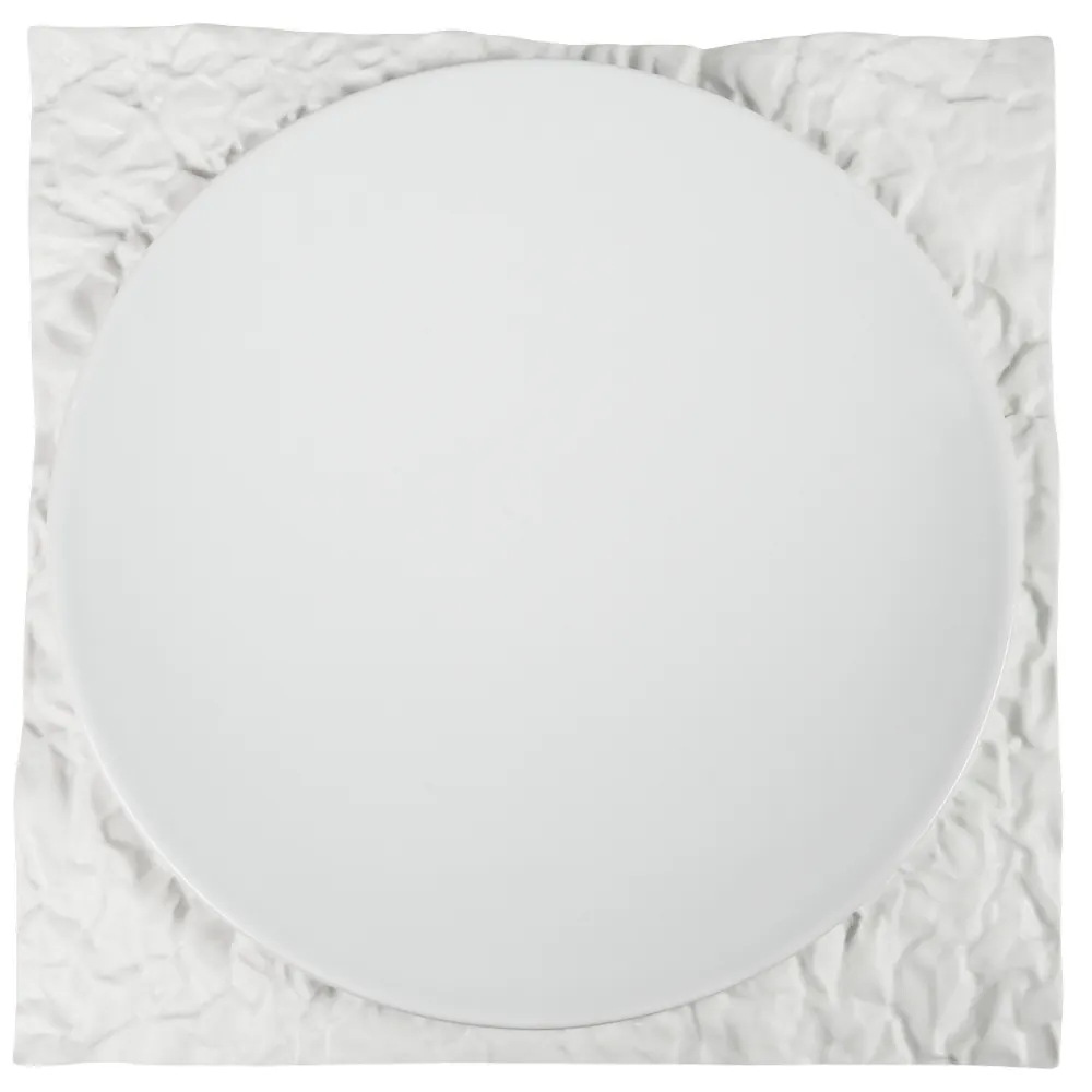 Terra White Square Plate