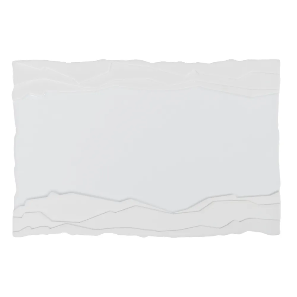 Terra White Rectangular Plate
