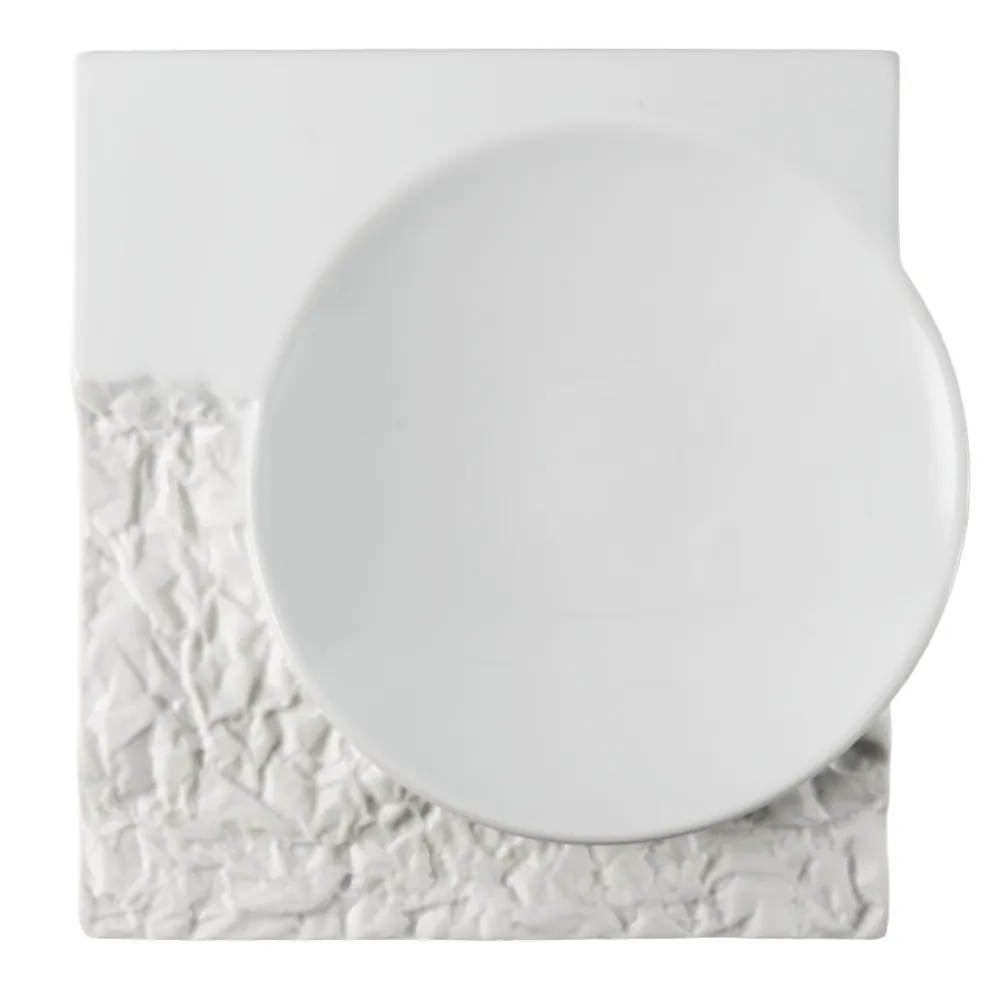 Terra White Square Plate