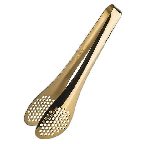 All Purpose Gold Perforated Tongs - 5 x 2cm