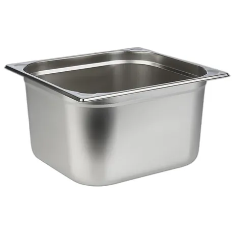 Stainless Steel GN 2/3 - 200mm Deep