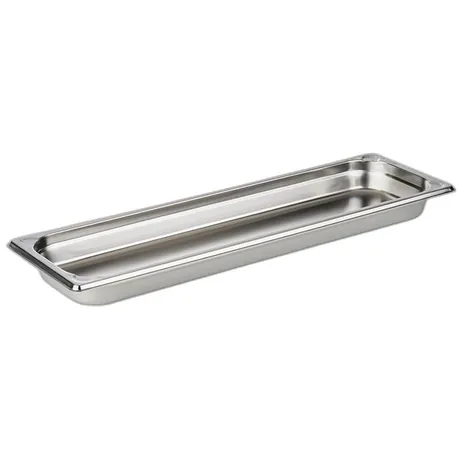 Stainless Steel GN 2/4 - 40mm Deep