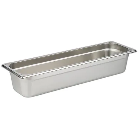 Stainless Steel GN 2/4 - 100mm Deep