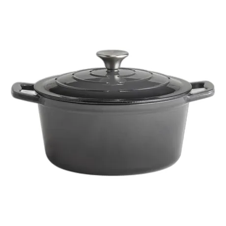 5 Stars Grey Cooking Pot with Lid - 25cm