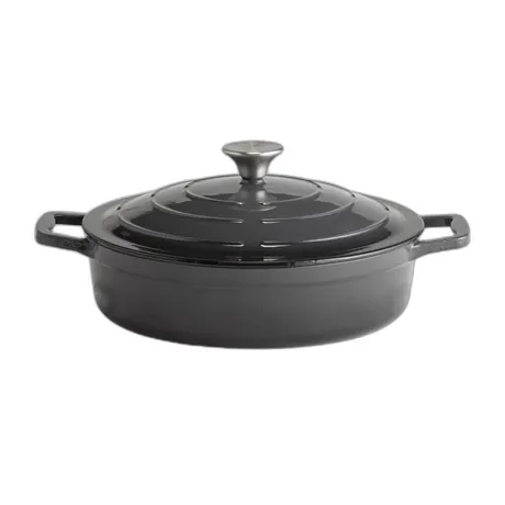 5 Stars Grey Roaster with Lid - 28cm