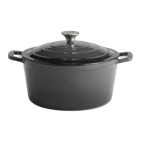 5 Stars Grey Cooking Pot with Lid - 28cm