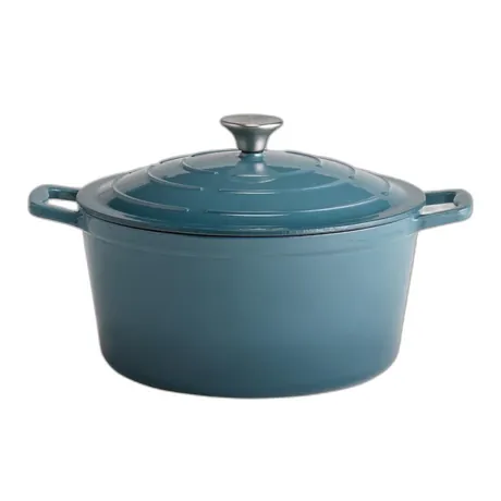 5 Stars Blue Cooking Pot with Lid - 28cm