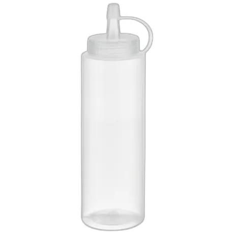 Squeeze Bottle Transparent, 6 Pcs - 260ml