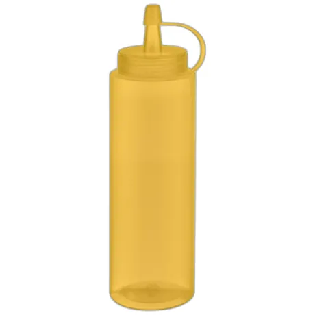 Squeeze Bottle Yellow, 6 Pcs - 260ml