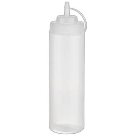 Squeeze Bottle Transparent, 6 Pcs - 760ml