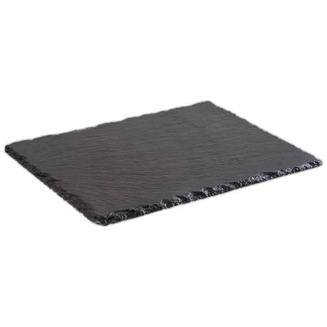Natural Slate Rectangular Tray - 26.5 x 20.5cm