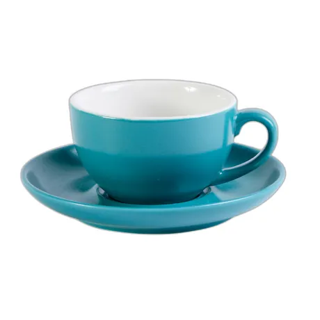 Teal Cappuccino Cup