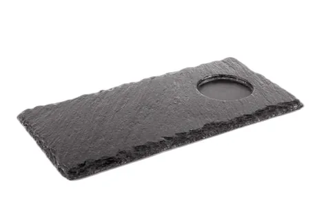 Natural Slate Tray with 1 Insert - 25 x 12cm