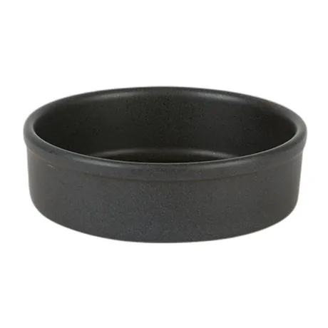 Carbon Round Tapas Dish