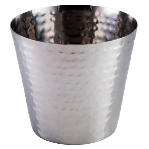 Hammered Finish Tapered Cup
