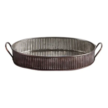 Serving Tray Antique Copper
