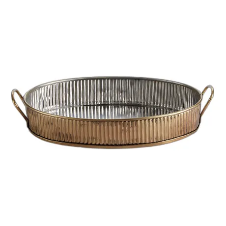 Serving Tray Antique Brass