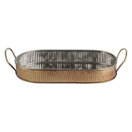 Combo/Serving Platter Antique Brass