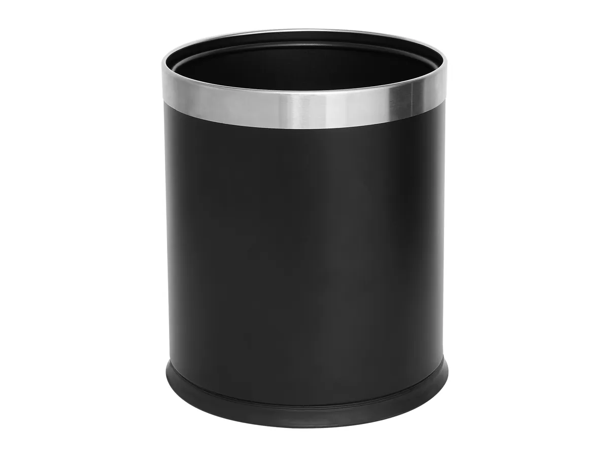 Thornton 9L Double Layer Bin in Black
