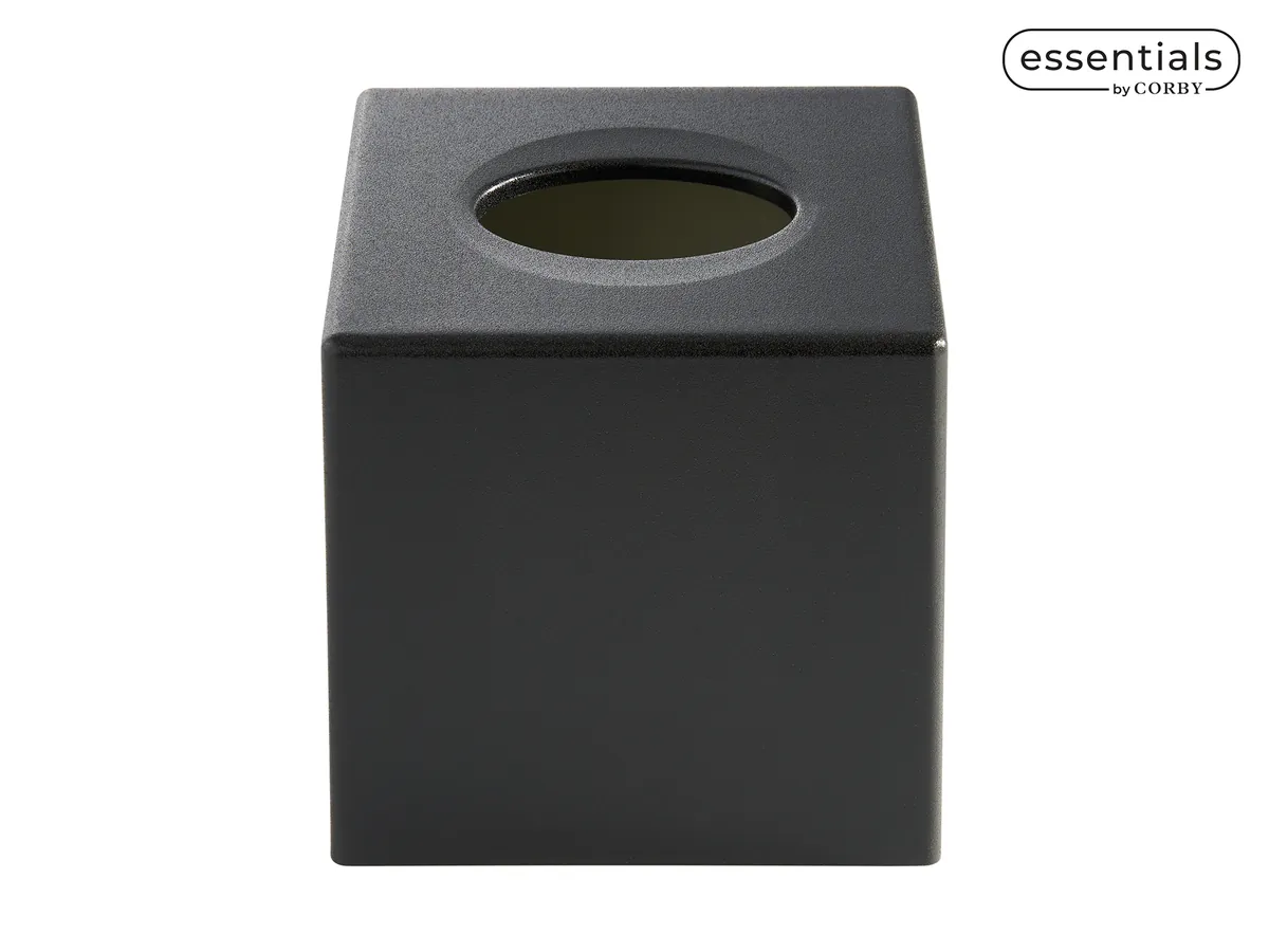 Cube Tissue Box Holder (Devon / TBC0001) in Black