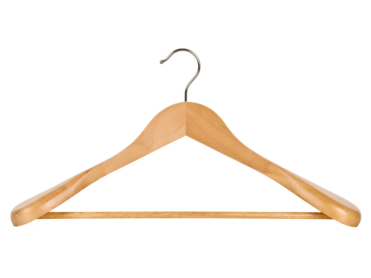 Clifford Suit Guest Hanger in Light Wood