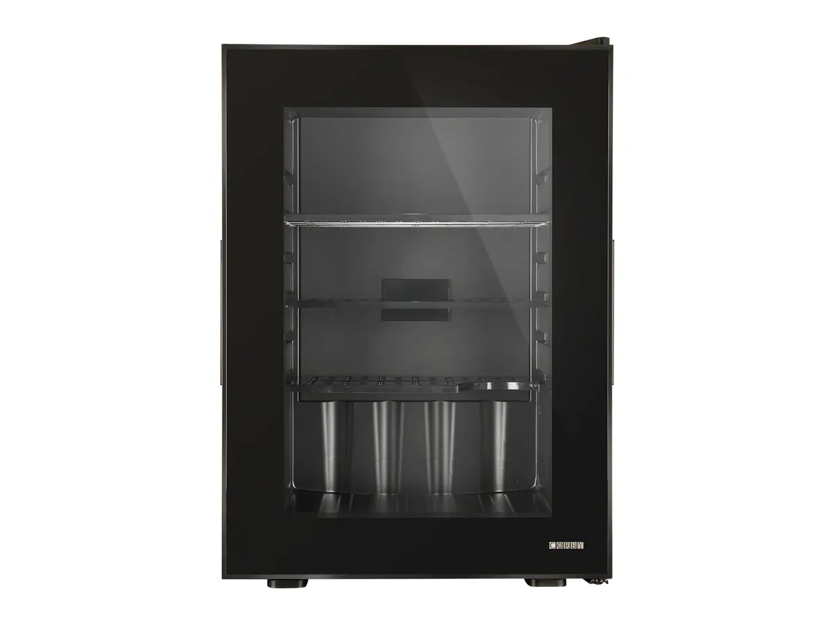 Eton 40L Glass Door Minibar with Black Interior