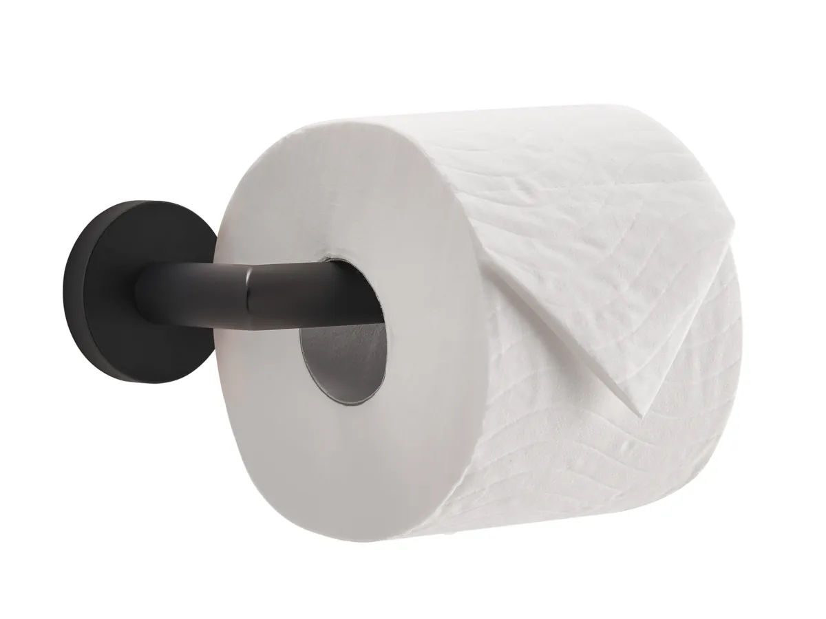 Harrogate Toilet Roll Holder in Black