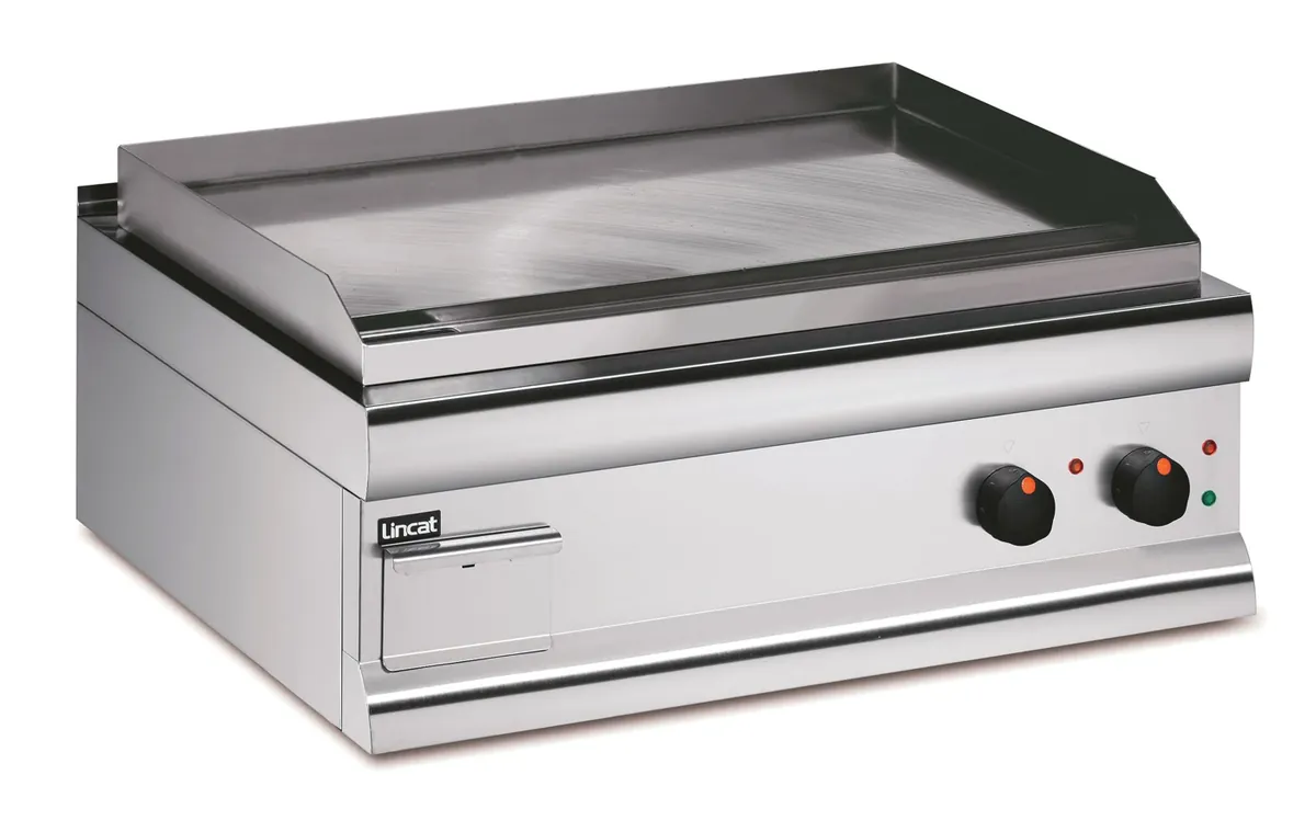 Lincat Silverlink Electric Counter-top Griddle - Steel Plate - W 750 mm - 6.0 kW