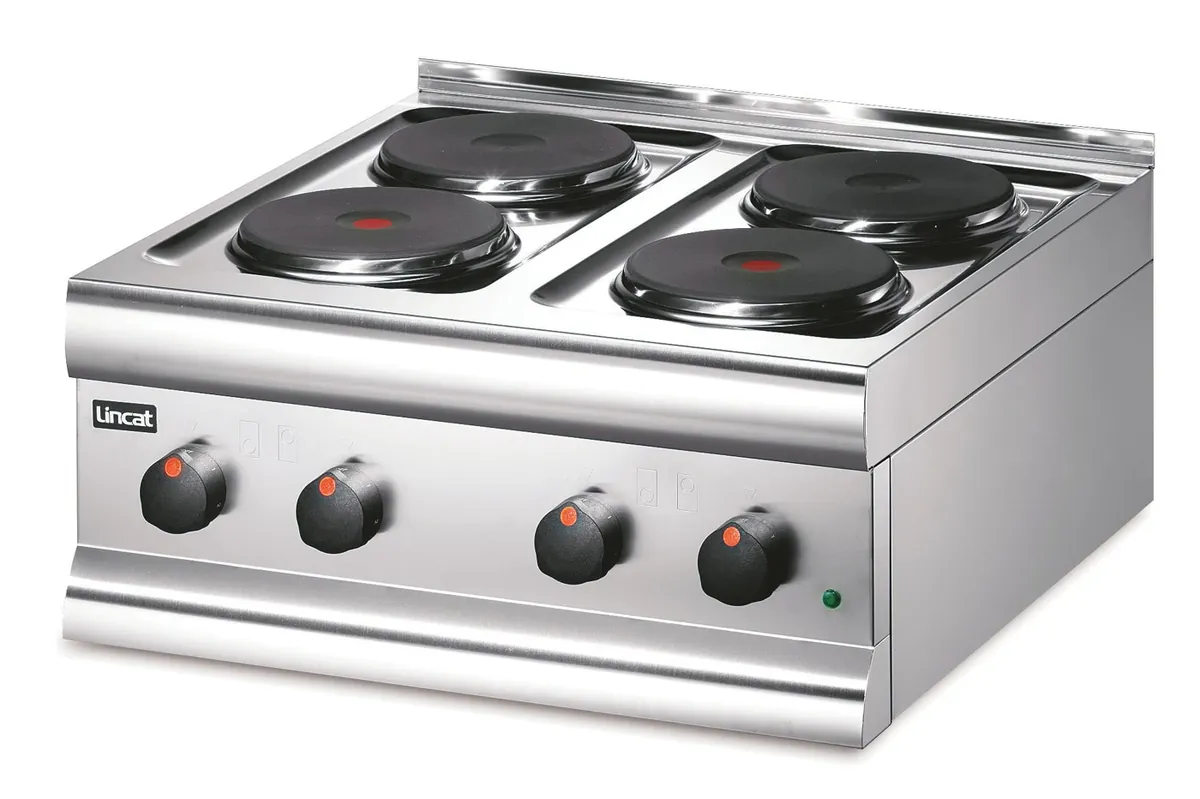 Lincat Silverlink Electric Counter-top Boiling Top - 4 Plates - W 600 mm - 7.0 kW