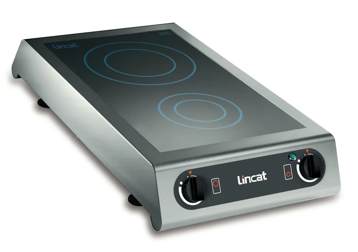 Lincat Specialist Electric Counter-top Induction Hob - 2 Zones - W 350 mm - 3.0 kW