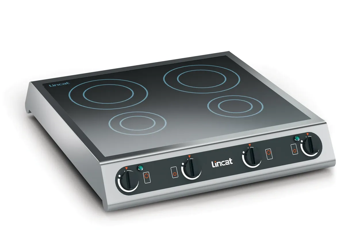 Lincat Specialist Electric Counter-top Induction Hob - 4 Zones - W 600 mm