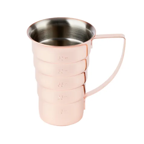 Copper Tiered Jigger Cup