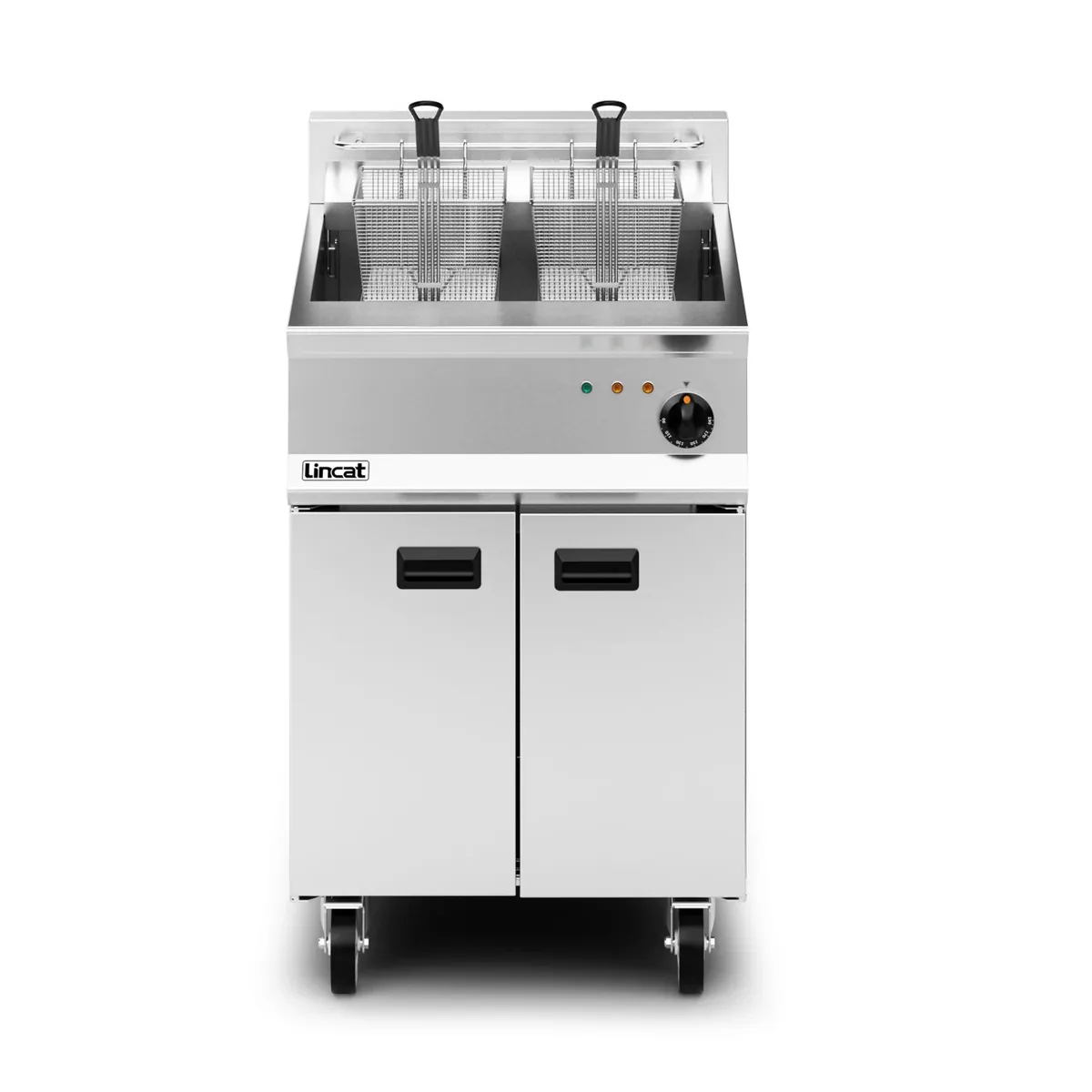 Lincat Opus Electric Free-standing Single Tank Fryer - 2 Baskets - W 600 mm - 22.0 kW