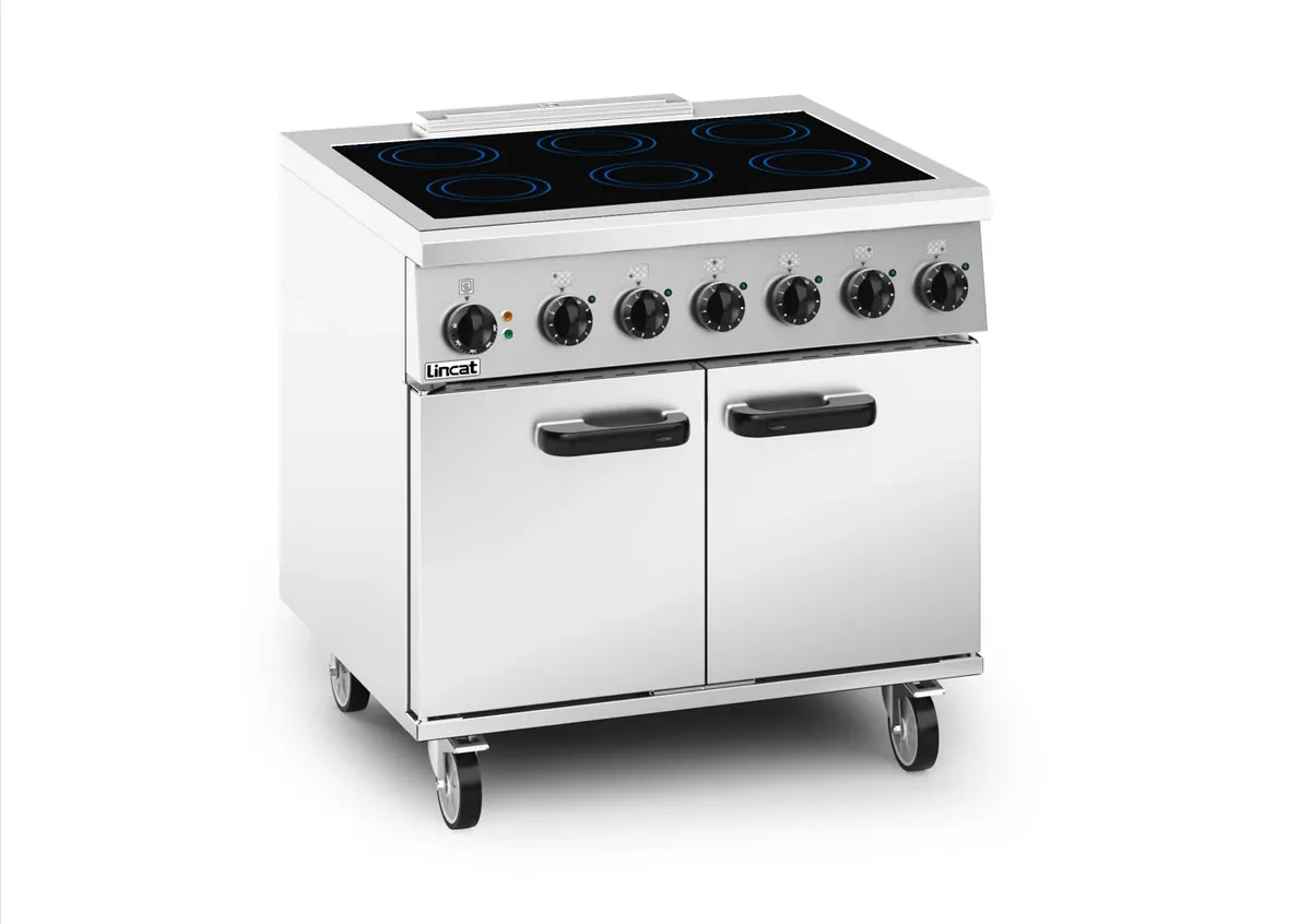 Lincat Phoenix Electric Free-standing Induction Oven Range - 6-Zone - W 900 mm - 17.1 kW [3-Phase]