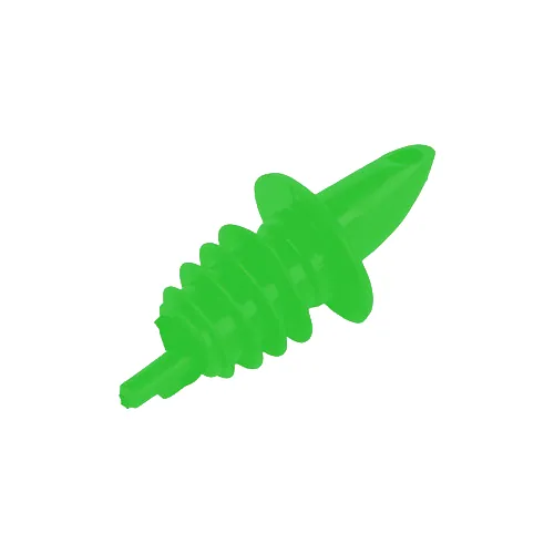 Green Plastic Pourer Pack 10