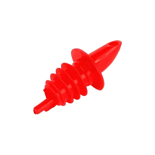 Red Plastic Pourer Pack 10