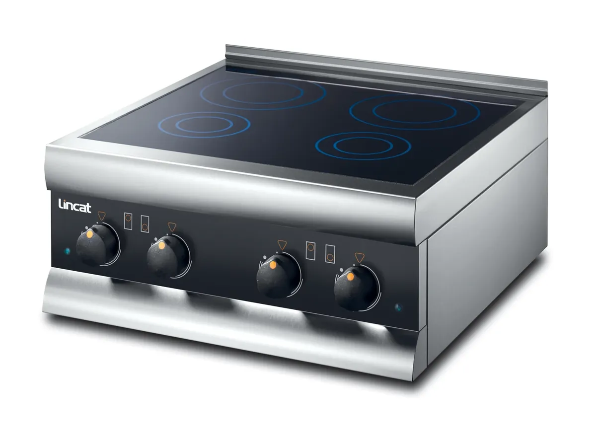 Lincat Silverlink Electric Counter-top Induction Hob - 4 Zones - W 600 mm - 6.0 kW