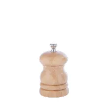 Natural Rubber Wood Salt Mill