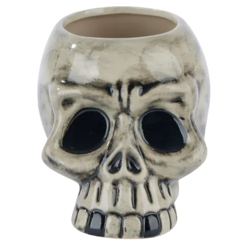 Ceramic Skull Tiki Mug